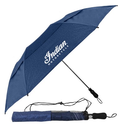 The Heather Vented Little Giant Golf-Size Folding Umbrella