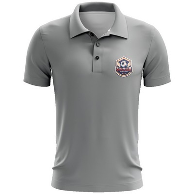 Adult and Kids' Custom 5.3 Oz Cotton Polo - DTF, Screen Print, Heat Press