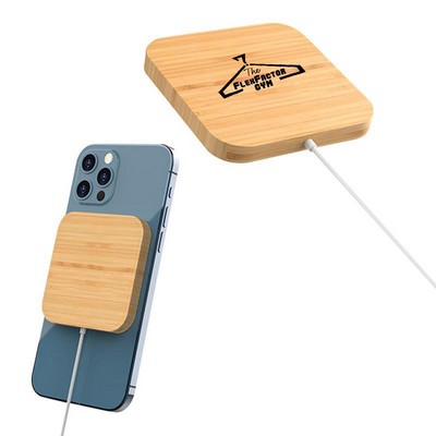Mag Max Bamboo Magnetic Wireless Charger