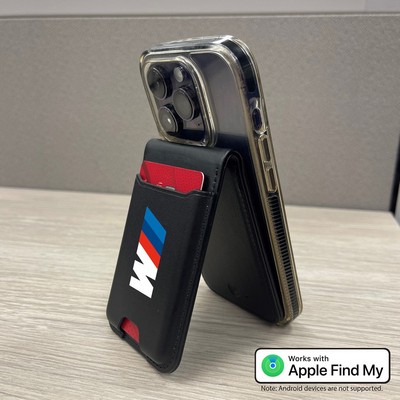 MagSafe Compatible PU Rechargeable Phone Wallet with Find My