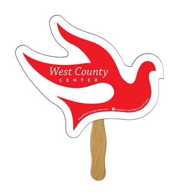 Dove Fast Hand Fan (1 Side) 1 Day