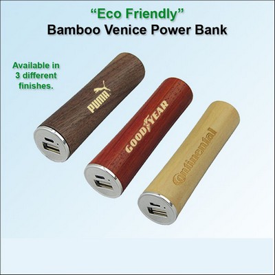 Bamboo Venice Power Bank 1800 mAh No Extra Tariff