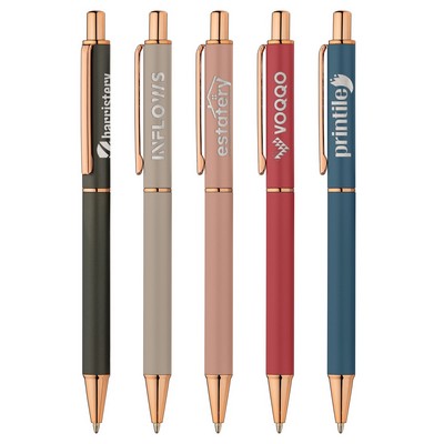 Duet Softy Rose Gold Pen - Laser