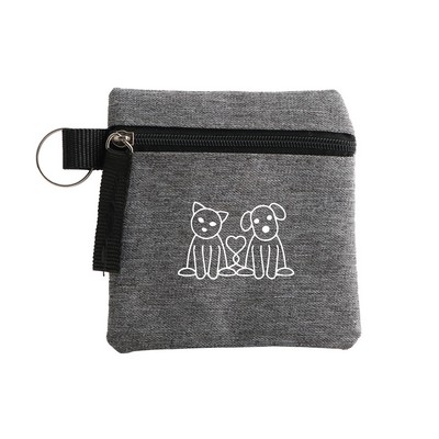 Zippered Coin Pouch - 3.75"x4"