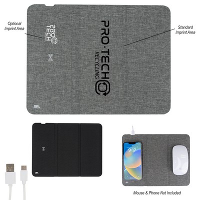 Rpet 10w Wireless Charging Mouse Pad
