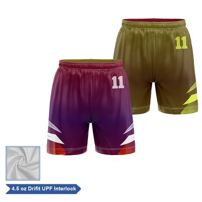 Unisex & Kids' Sublimation UPF DriFit Reversible Training Shorts