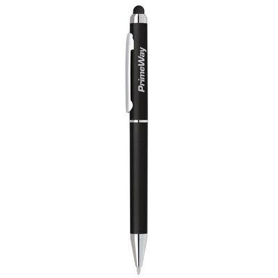 Stylus-223 Twist Action Ballpoint Stylus Pen w/Chrome Accents