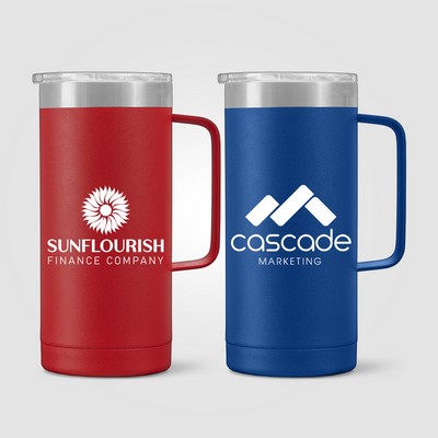 Glamping Tall - 17 oz. Double-Wall Stainless Mug - Laser