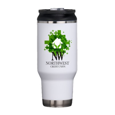 32 Oz. Igloo® Flip 'n Sip Stainless Steel Tumbler