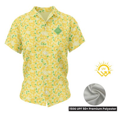 Women's Sublimation Hawaiian Shirt - UPF 50+ Premium Polyester