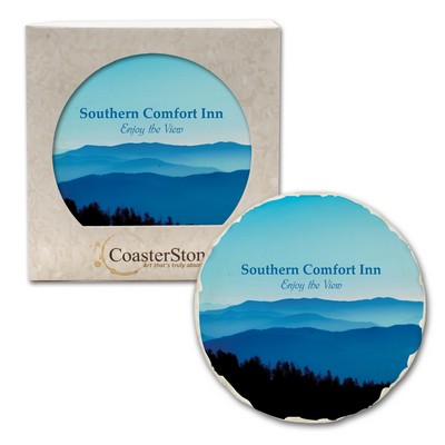 CoasterStone 4" Tumbled Round - Single