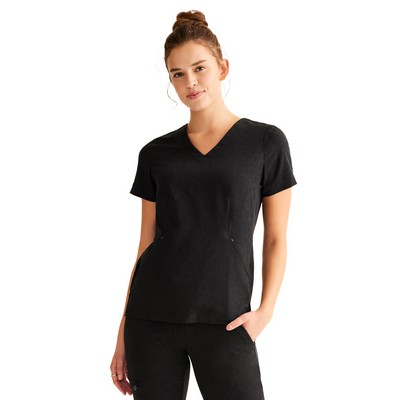 Healing Hands - HH PL Jacquard - Women's 2-Pocket Jolie Top