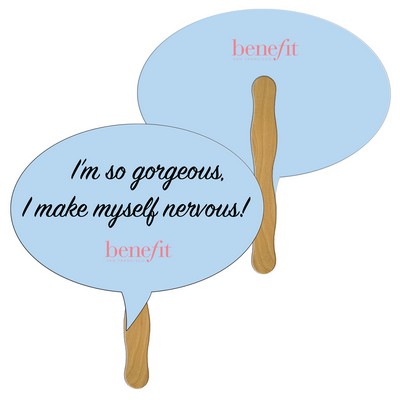 Thought Bubble Fast Hand Fan (2 Sides) 1 Day