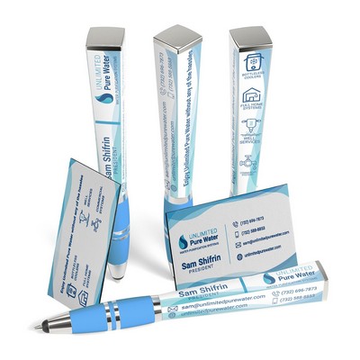 The Performance Pen™ Square Business Card With Sty