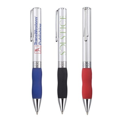 Satin Ballpoint Twist Metal Pen
