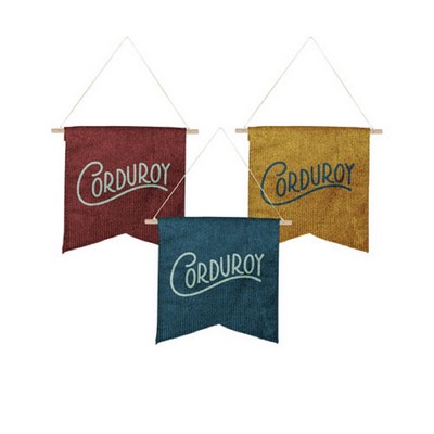 Continued Wallflower Medium Pennant (Corduroy)
