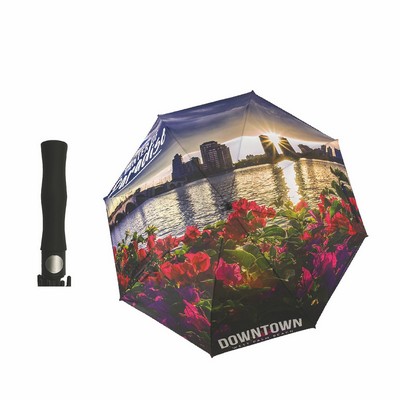 Single Canopy Auto Open Golf Photobrella
