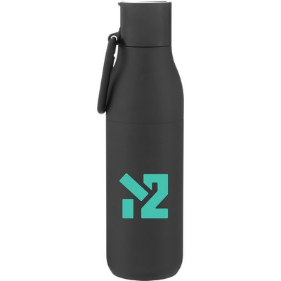 25 oz Larq Flip Top Bottle (Obsidian Black)