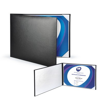 Padded Leatherette Certificate Holder