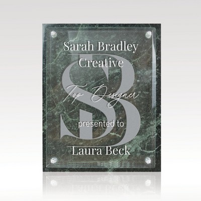Green Marble Plaque - Renewal