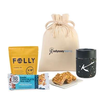 But First...Coffee Gift Set - Charcoal Terrazzo
