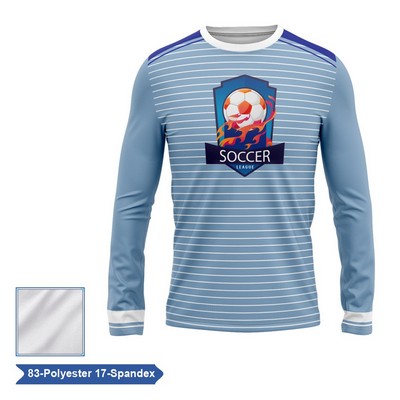 Sublimation Premium Poly Spandex Long Sleeve T-Shirt - Men, Women, Kids