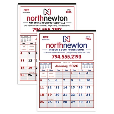Commercial 12-Sheet Calendar