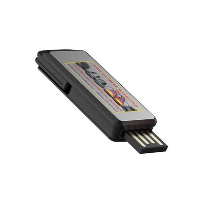 Toluca Spring Metal Face USB Flash Drive-2G
