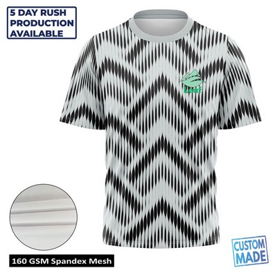 Unisex & Kids' Sublimation Mesh Short Sleeve T-Shirt - Economy