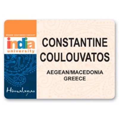 Full Color Name Badge W/Personalization (2.5"X3.5") Rectangle