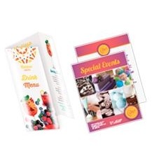 3 mil Full Color Laminated Menu (8½"x11")