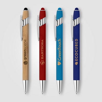 Ellipse Bamboo Stylus Pen - Laser