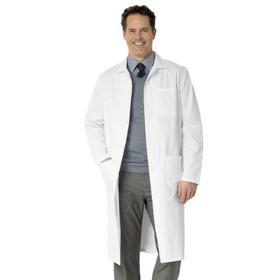 Fashion Seal Lab Coats - Men's Three-Pocket 45" Full-Length Lab Coat