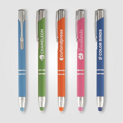 Tres-Chic Softy+ Stylus - Laser Engraved - Metal Pen