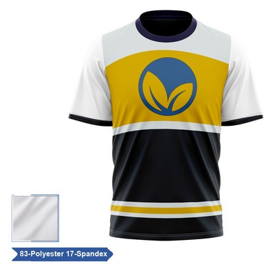 Sublimation Premium Poly Spandex Short Sleeve T-Shirt - Men, Women, Kids