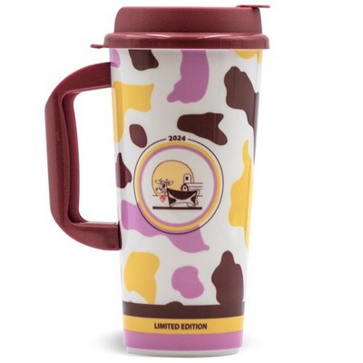 20 oz Double Wall Beverage Mug Handle Tumbler