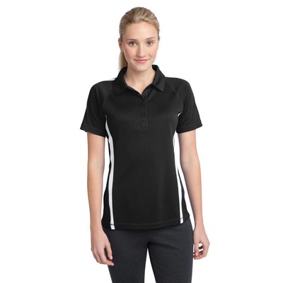 Sport-Tek® Ladies' PosiCharge® Micro-Mesh Colorblock Polo Shirt