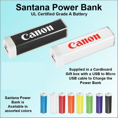 Santana Power Bank - 1800 mAh No Extra Tariff