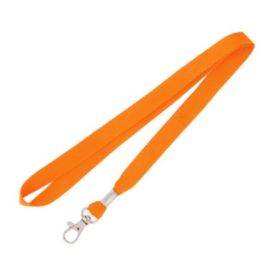 3/8" Flat Blank Lanyard W/ Breakaway