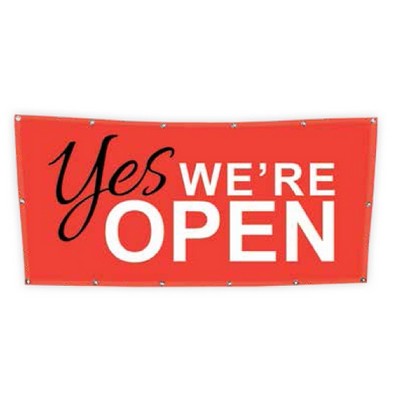 6.5 Oz. Single-Sided Outdoor Canvas Banner (6'x2')