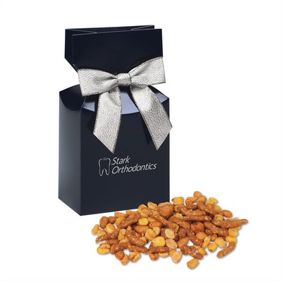 Navy Blue Premium Delights Gift Box w/Sweet & Salty Mix