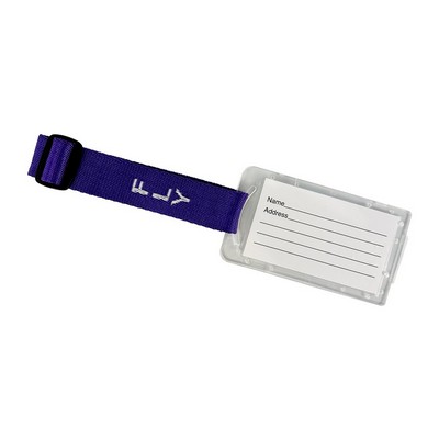1" Woven Luggage Tag - "Select" Weave