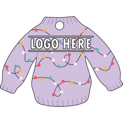 Full Color Acrylic Ornaments - Sweater with Lights