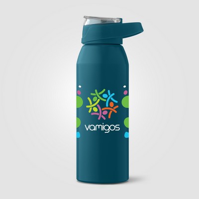 Lyse Recycled Aluminum Sport Bottle - 24 oz. -ColorJet