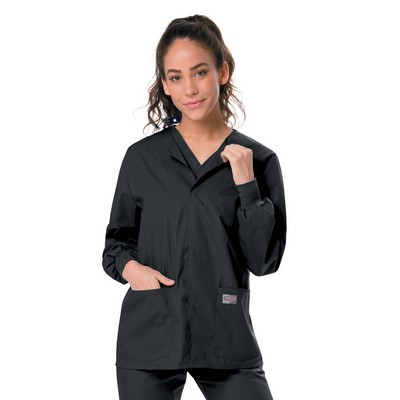 Landau - ScrubZone - Unisex 3-Pocket Snap-Front Warm-Up Jacket