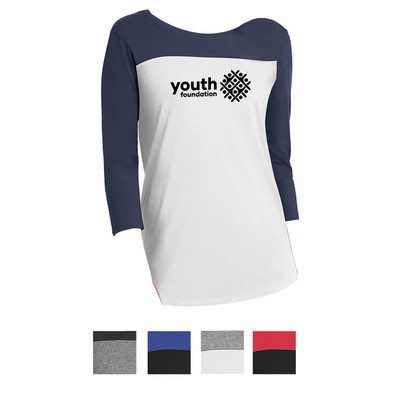 Junior Crew 3/4 Sleeve Tee