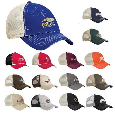 Sportsman 3100 Contrast Stitch Mesh Cap