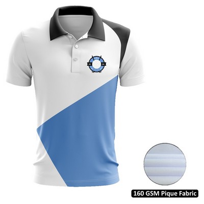 Premium Custom Short Sleeve Polo - Sports Pique - Men, Women, Kids