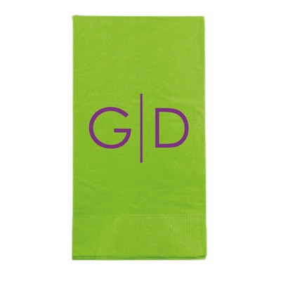 Lime 3 Ply Paper Guest Towels