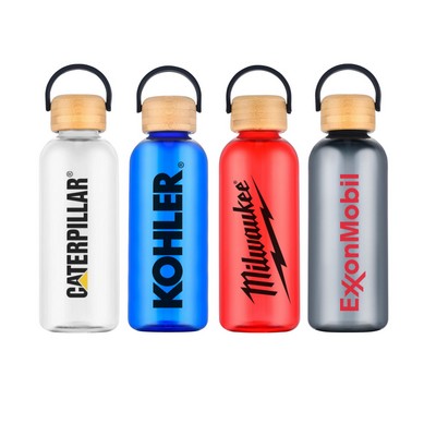 Nogales 24oz Recycled Aluminum Bottle w/ Bamboo Lid